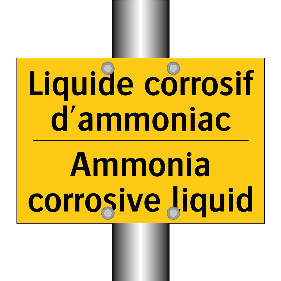 Liquide corrosif d'ammoniac - Ammonia corrosive liquid