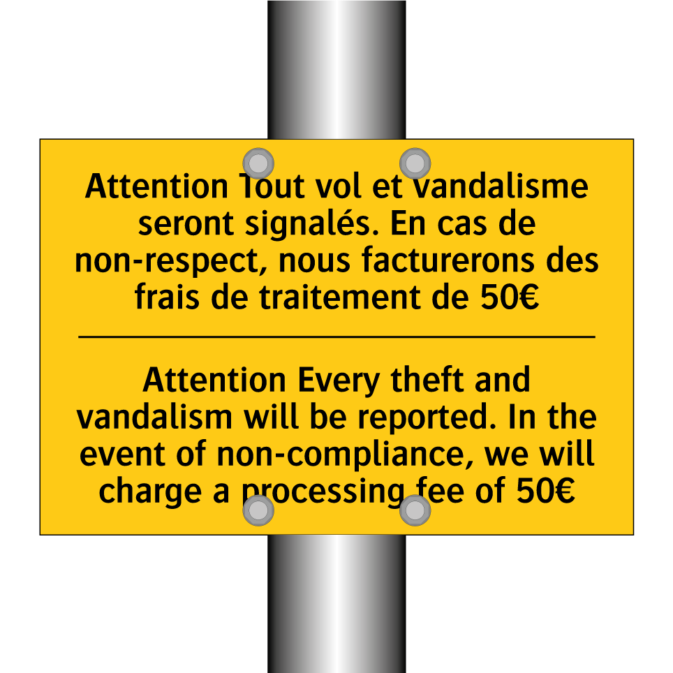 Attention Tout vol et vandalisme  /.../ - Attention Every theft and vandalism  /.../