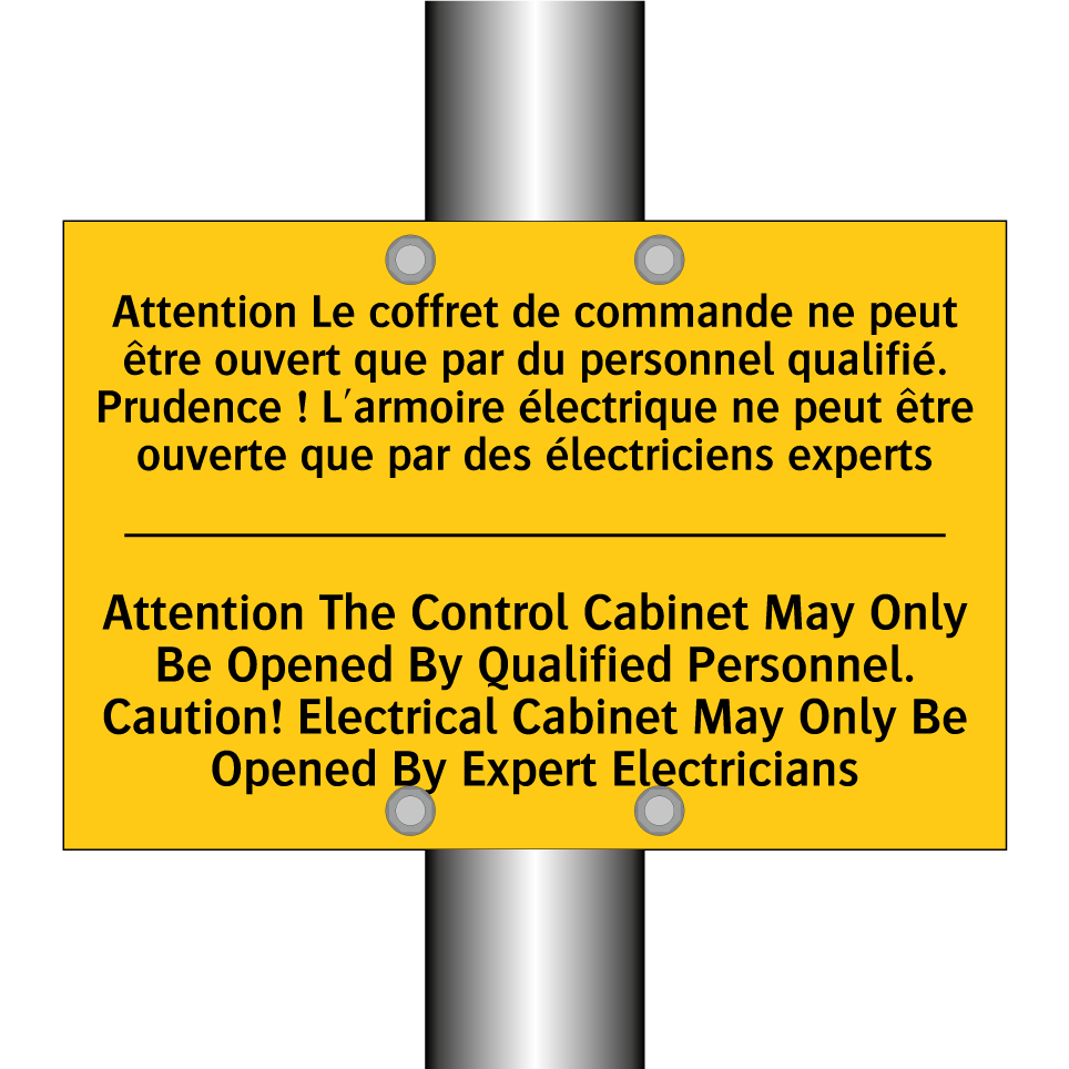 Attention Le coffret de commande  /.../ - Attention The Control Cabinet  /.../