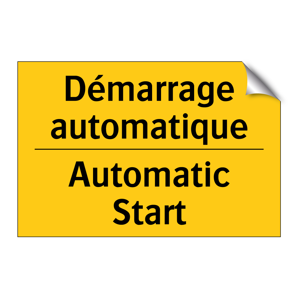 Démarrage automatique - Automatic Start