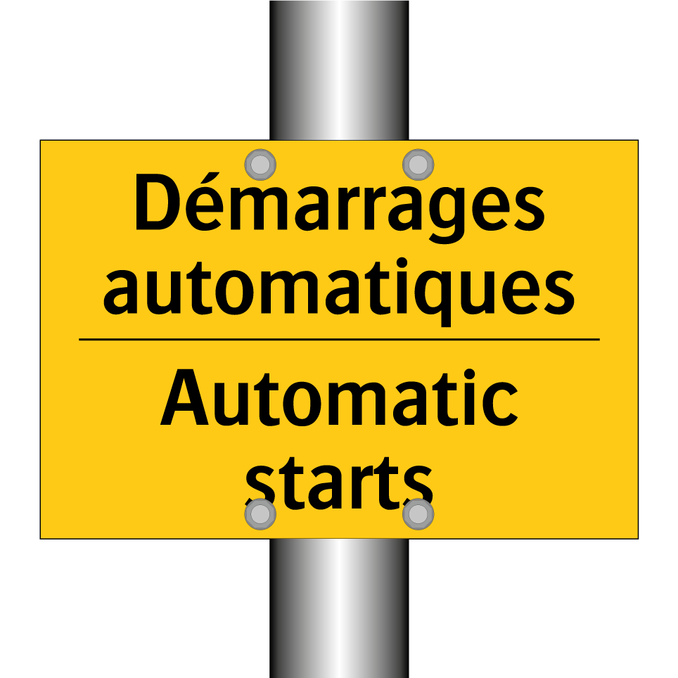 Démarrages automatiques - Automatic starts