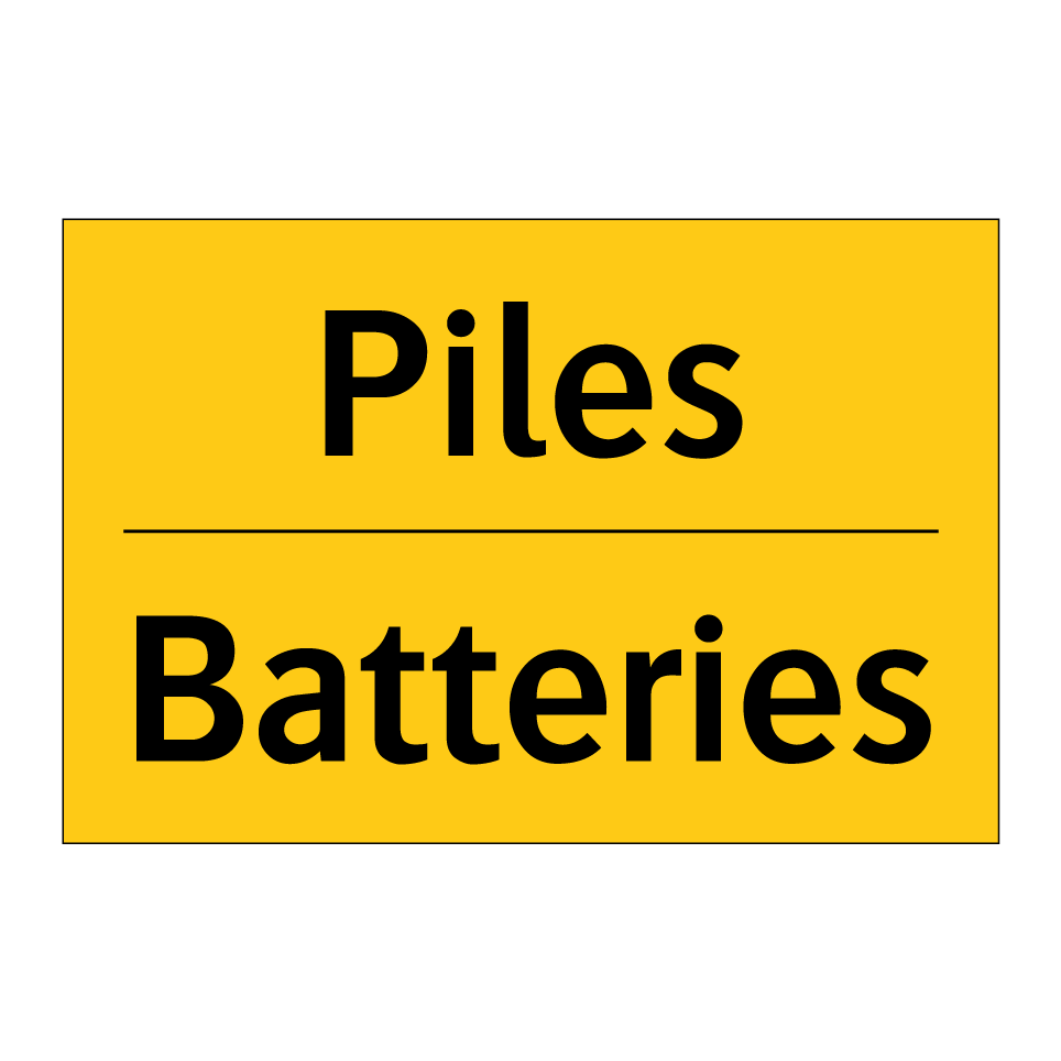 Piles - Batteries