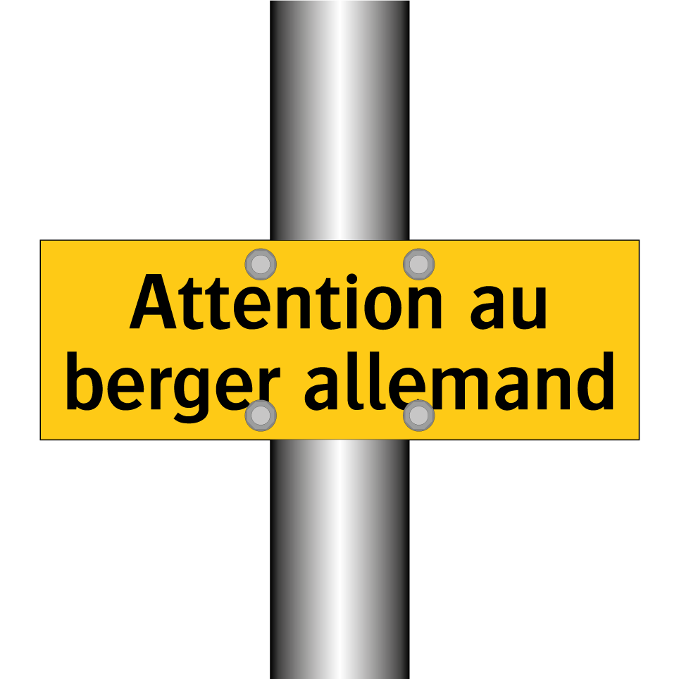 Attention au berger allemand