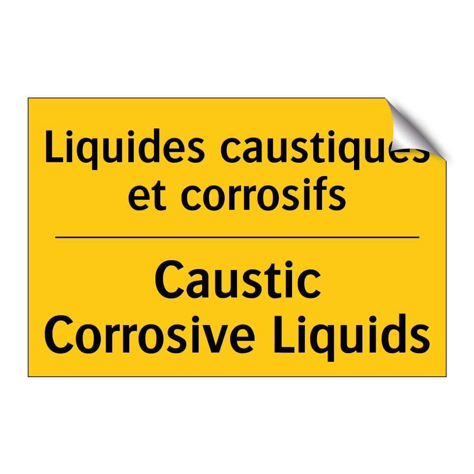 Liquides caustiques et corrosifs /.../ - Caustic Corrosive Liquids