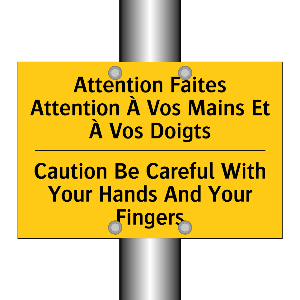 Attention Faites Attention À Vos  /.../ - Caution Be Careful With Your Hands  /.../