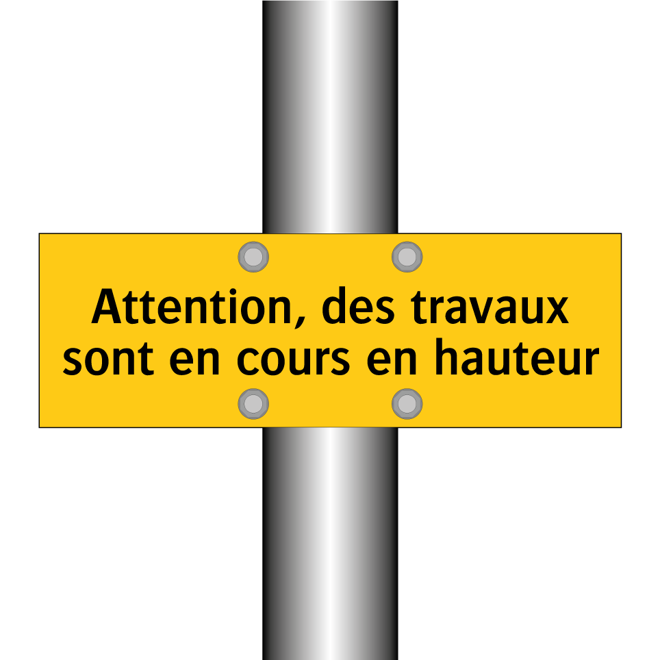 Attention, des travaux sont en cours en hauteur