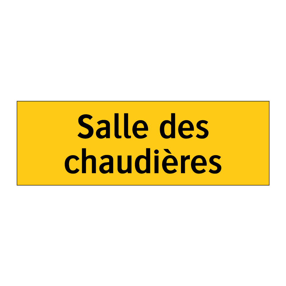 Salle des chaudières