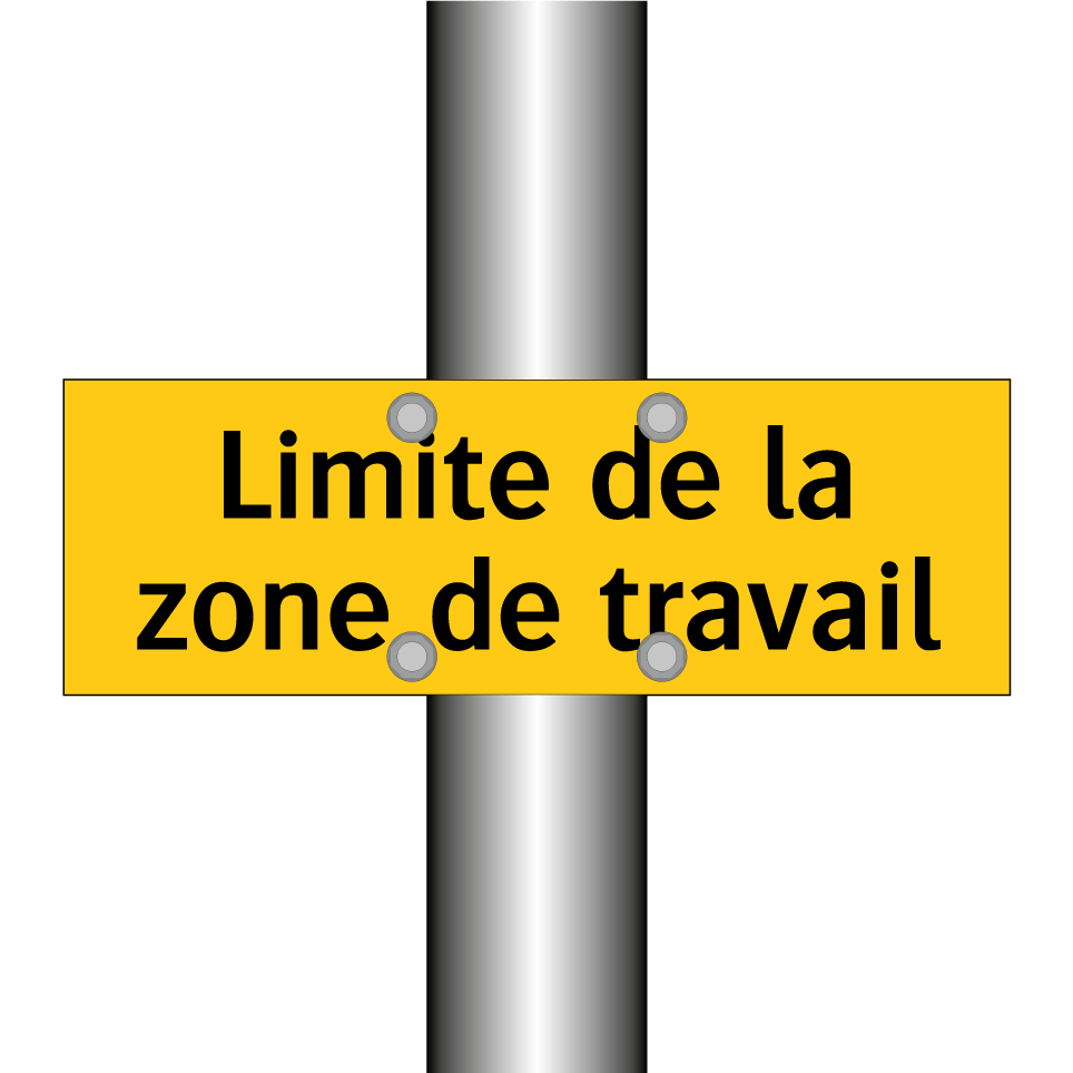 Limite de la zone de travail
