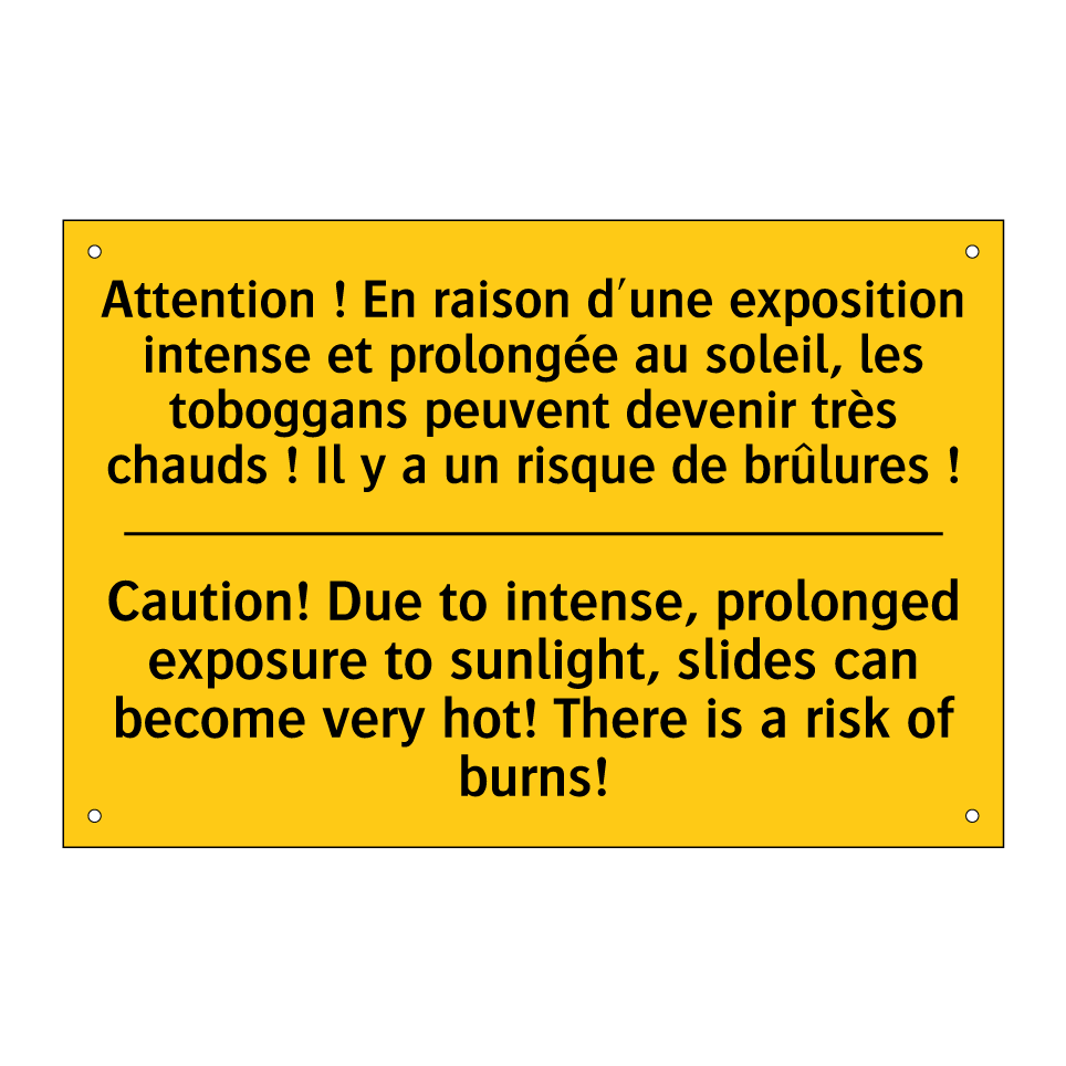 Attention ! En raison d'une exposition  /.../ - Caution! Due to intense, prolonged  /.../