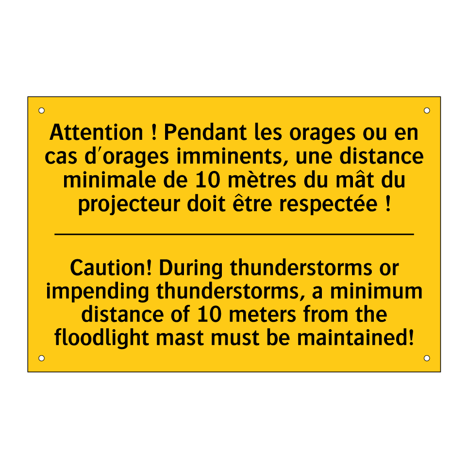 Attention ! Pendant les orages  /.../ - Caution! During thunderstorms  /.../