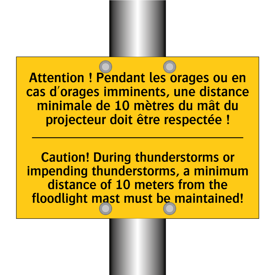 Attention ! Pendant les orages  /.../ - Caution! During thunderstorms  /.../