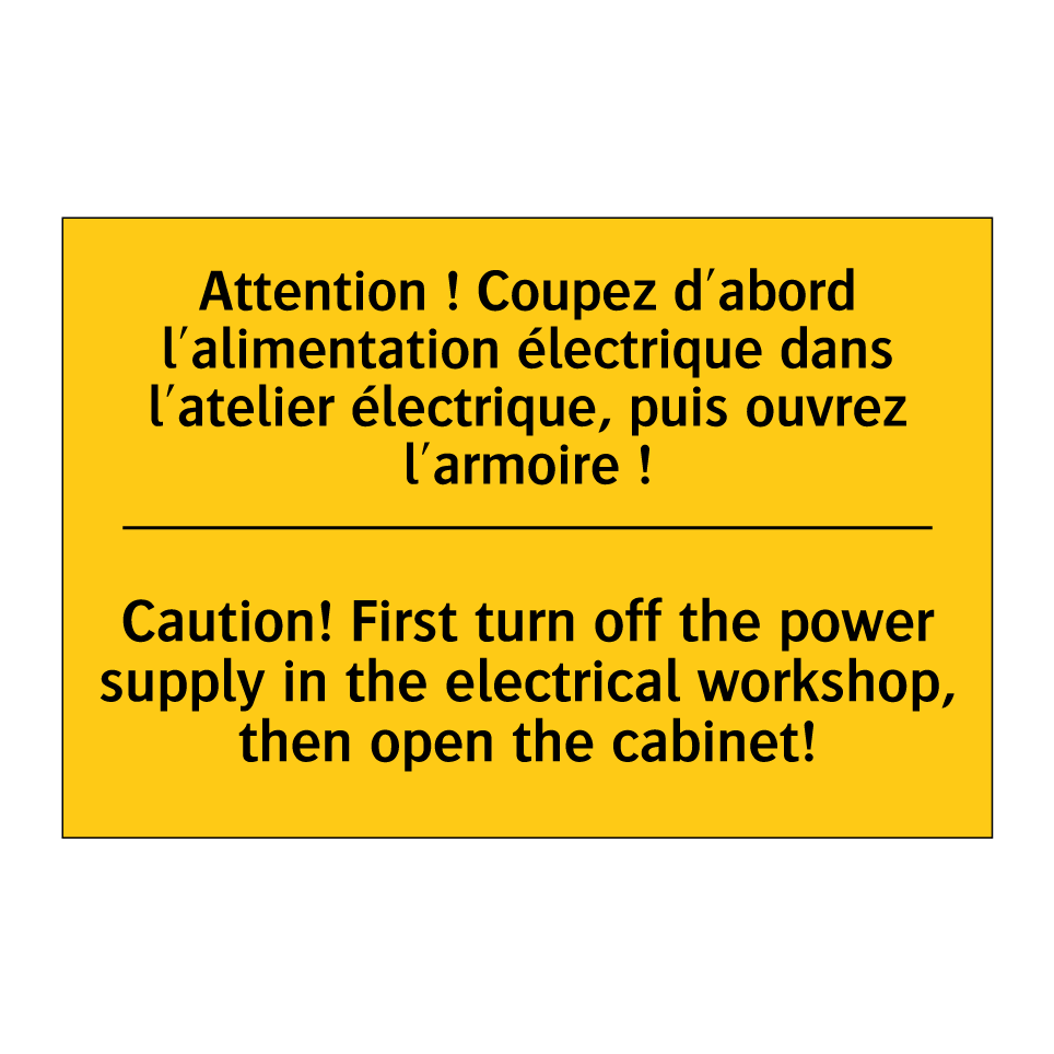 Attention ! Coupez d'abord l'alimentation  /.../ - Caution! First turn off the power  /.../