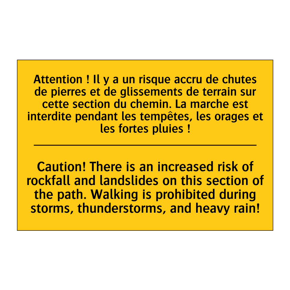 Attention ! Il y a un risque accru  /.../ - Caution! There is an increased  /.../