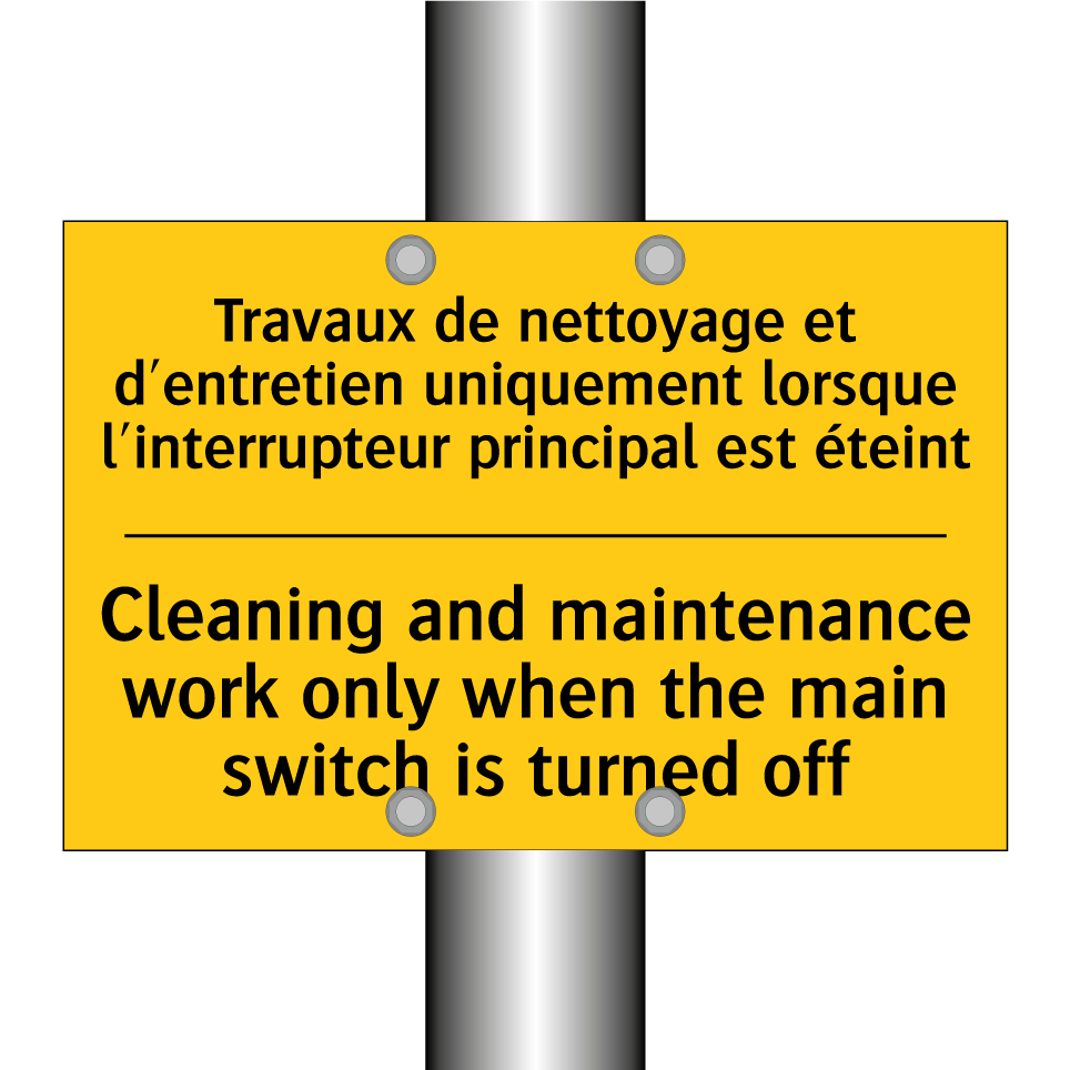 Travaux de nettoyage et d'entretien  /.../ - Cleaning and maintenance work  /.../