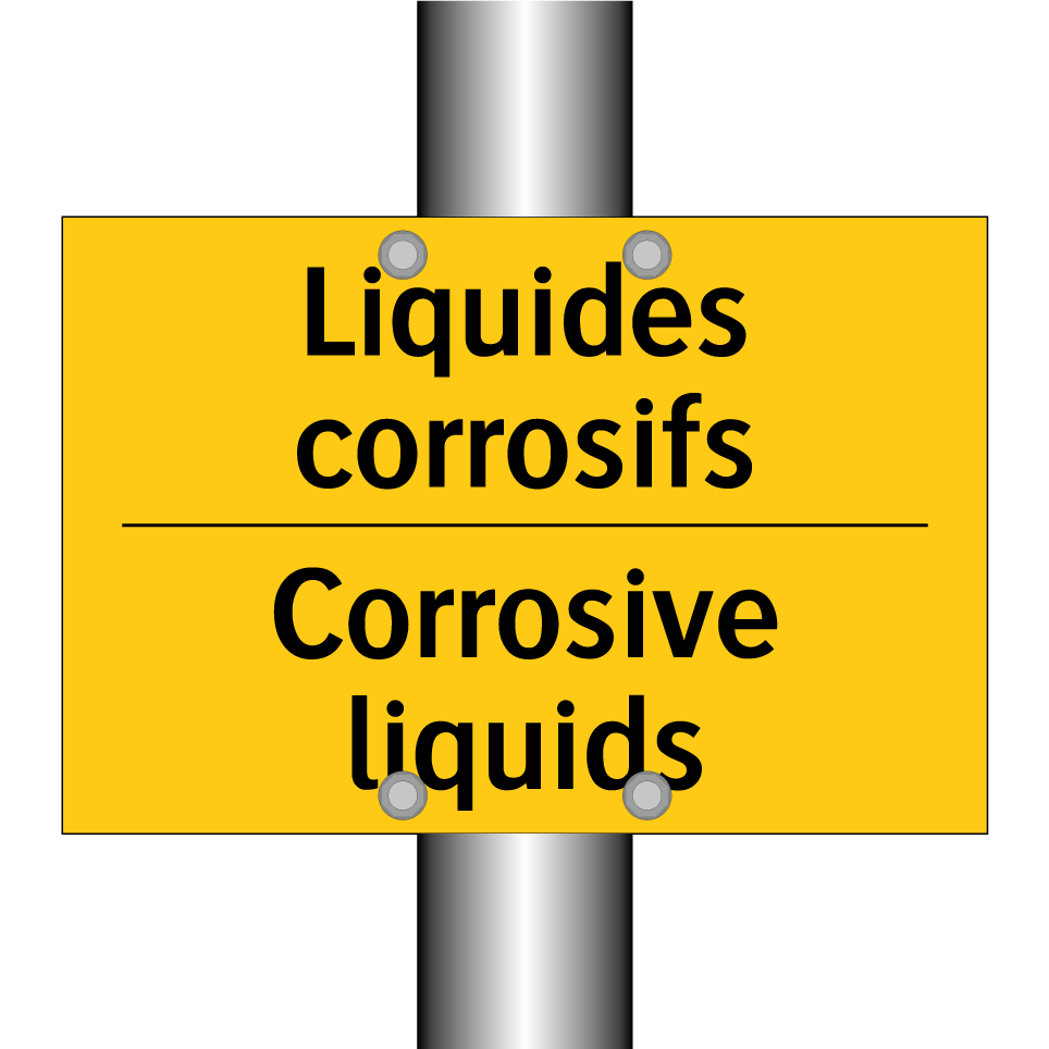 Liquides corrosifs - Corrosive liquids