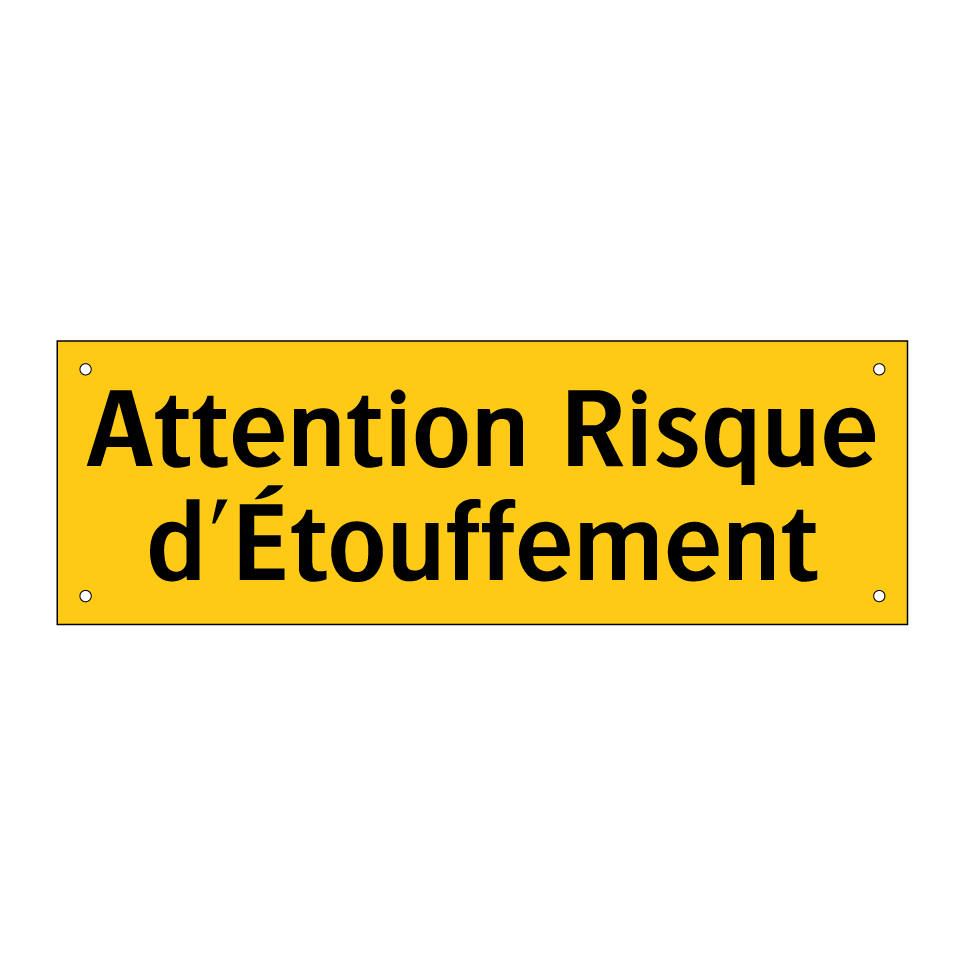 Attention Risque d'Étouffement