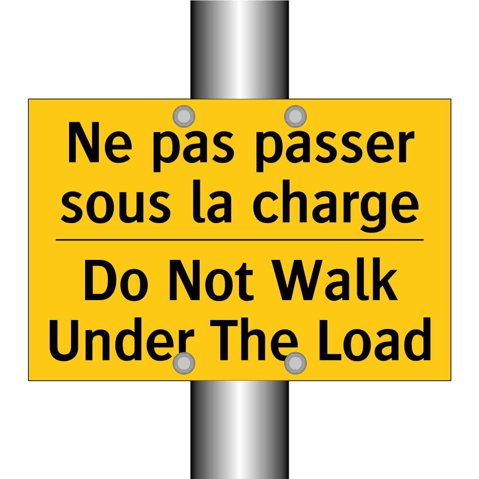 Ne pas passer sous la charge - Do Not Walk Under The Load