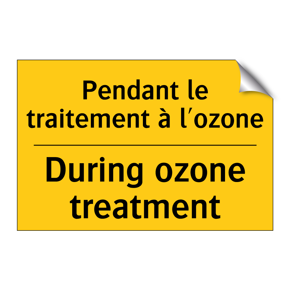 Pendant le traitement à l'ozone /.../ - During ozone treatment