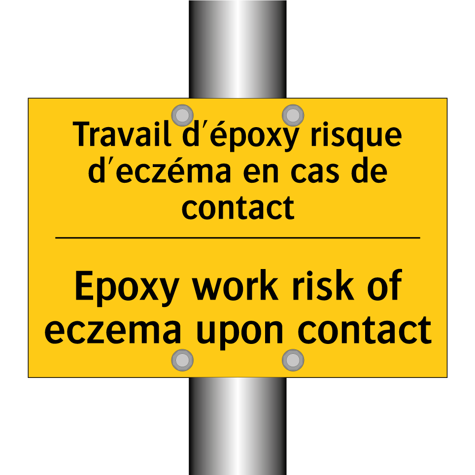 Travail d'époxy risque d'eczéma  /.../ - Epoxy work risk of eczema upon  /.../