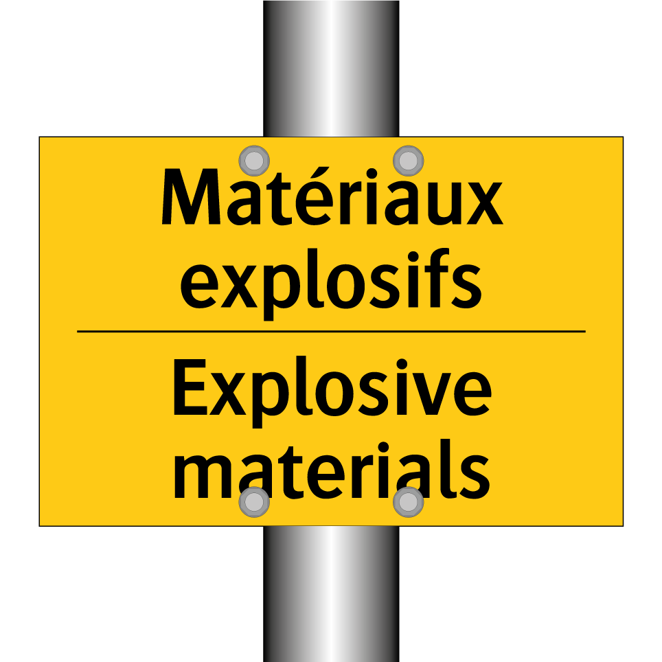 Matériaux explosifs - Explosive materials