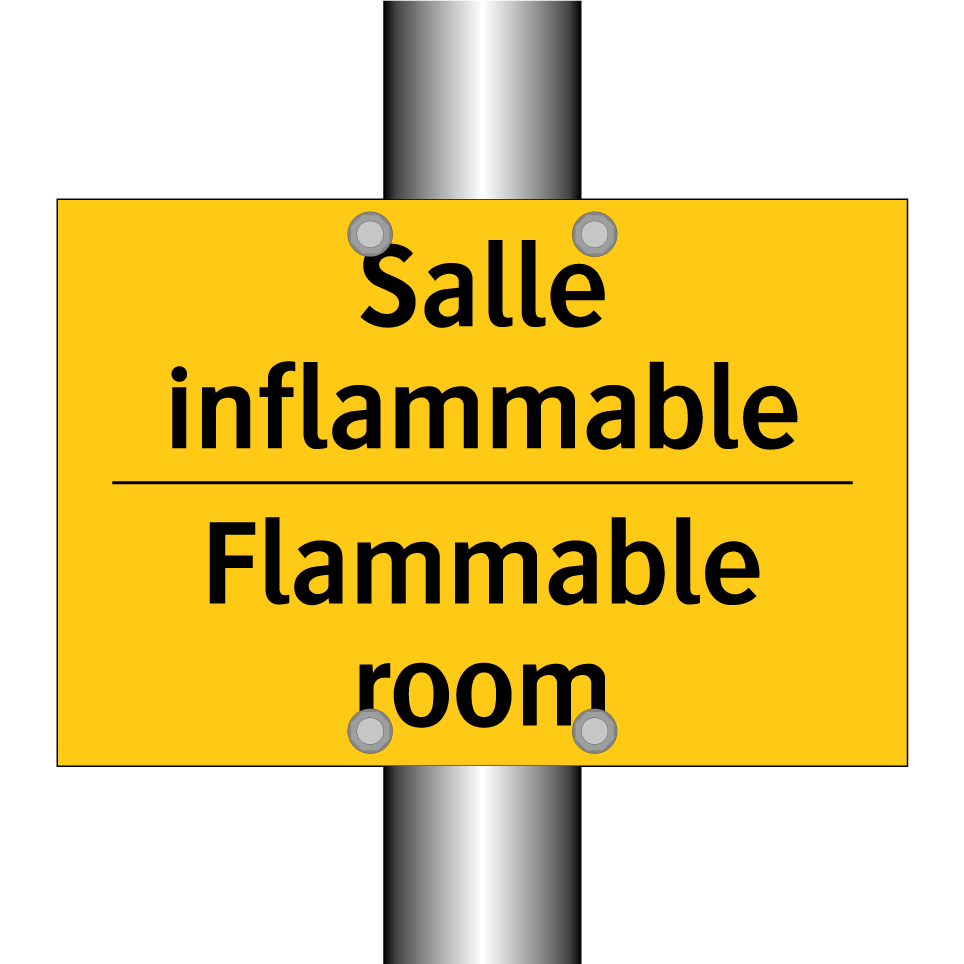 Salle inflammable - Flammable room