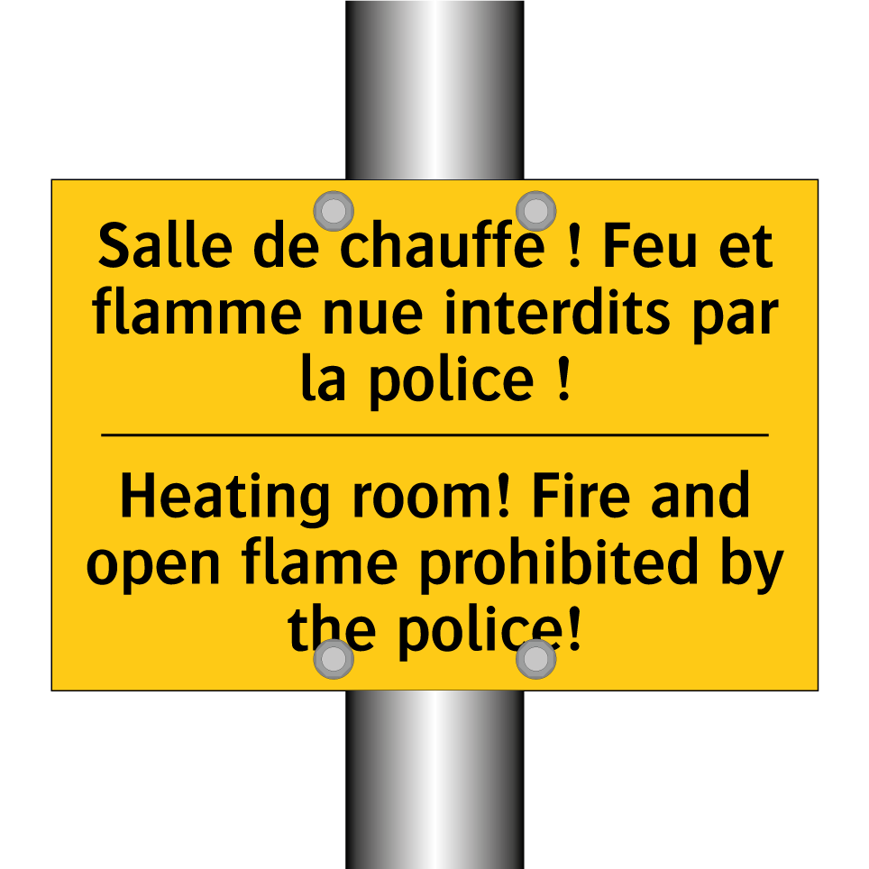 Salle de chauffe ! Feu et flamme  /.../ - Heating room! Fire and open flame  /.../