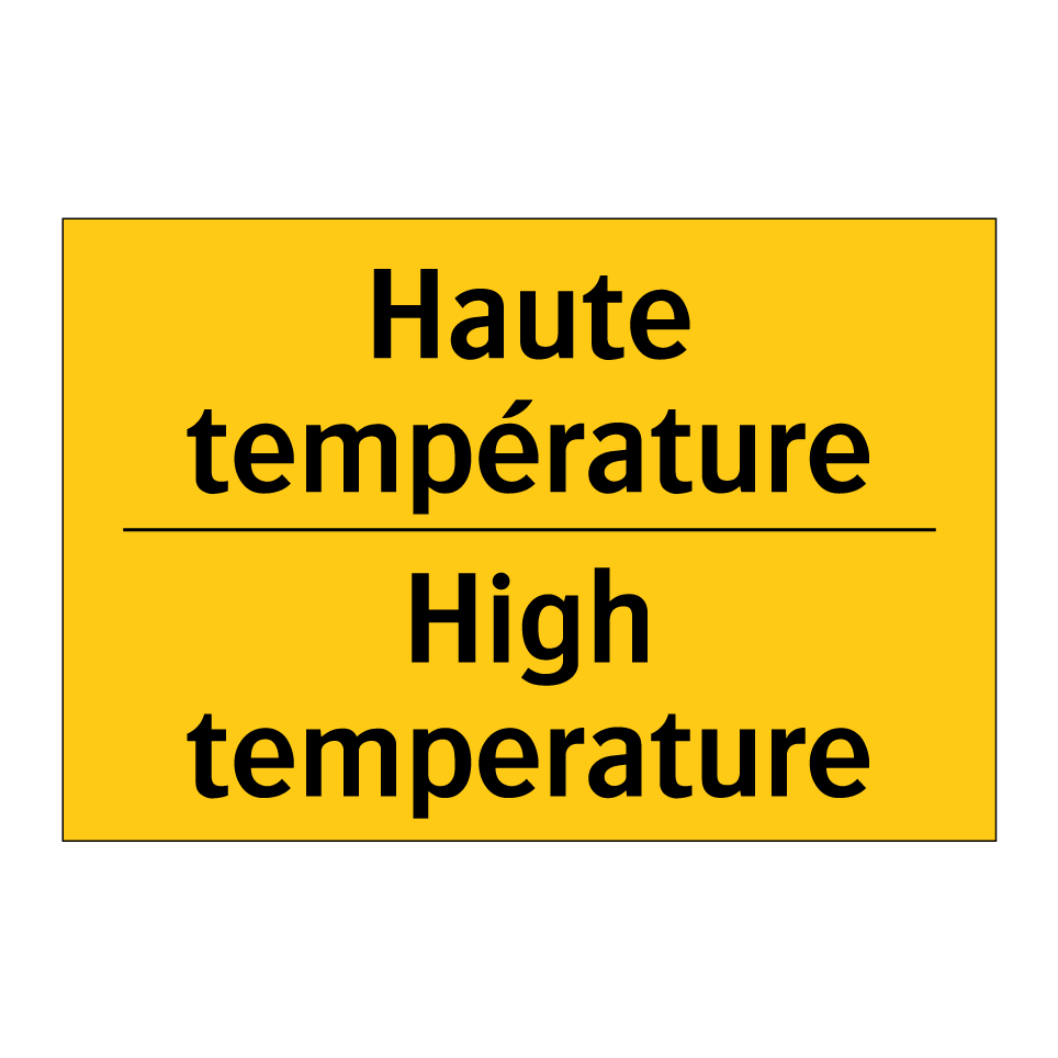 Haute température - High temperature