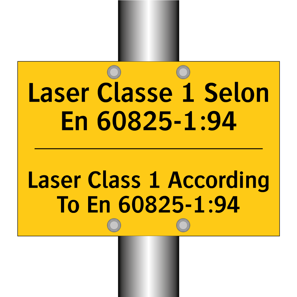 Laser Classe 1 Selon En 60825-1:94 /.../ - Laser Class 1 According To En  /.../