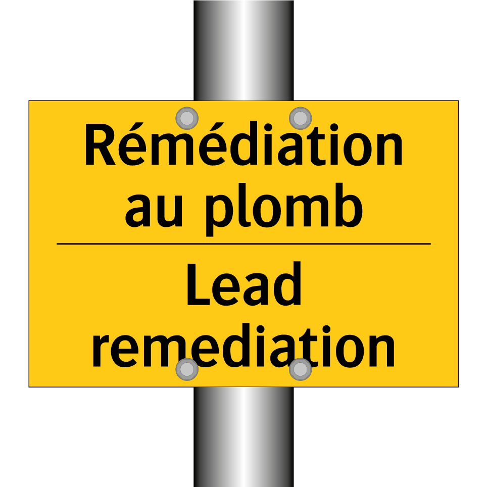 Rémédiation au plomb - Lead remediation