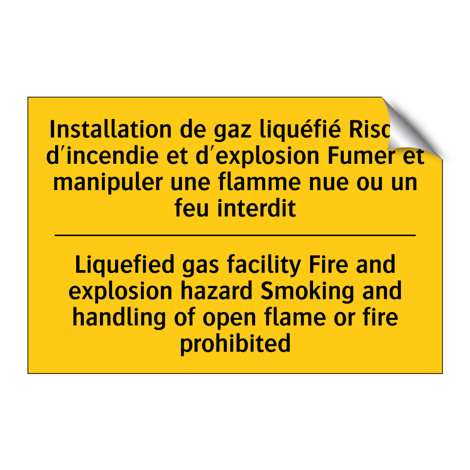 Installation de gaz liquéfié Risque  /.../ - Liquefied gas facility Fire and  /.../