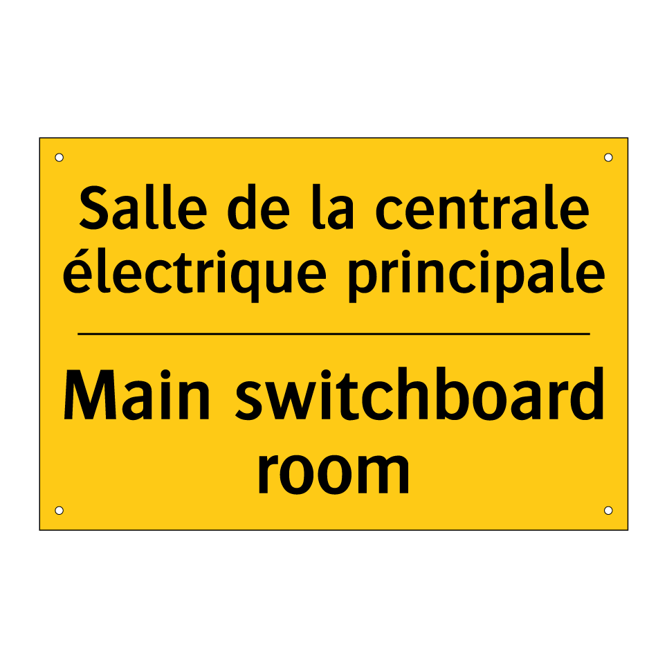 Salle de la centrale électrique  /.../ - Main switchboard room