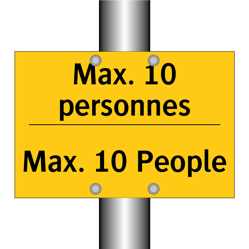 Max. 10 personnes - Max. 10 People
