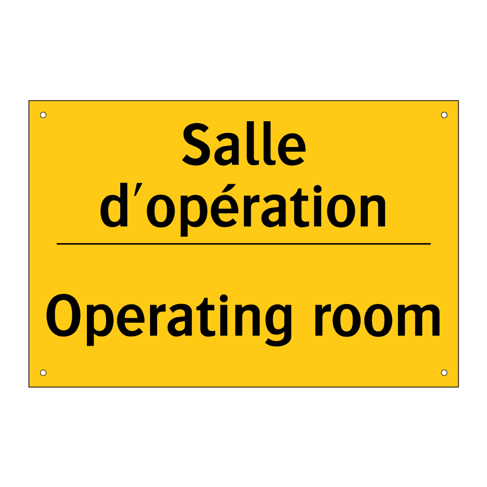 Salle d'opération - Operating room