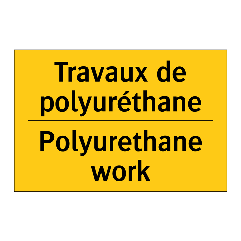 Travaux de polyuréthane - Polyurethane work