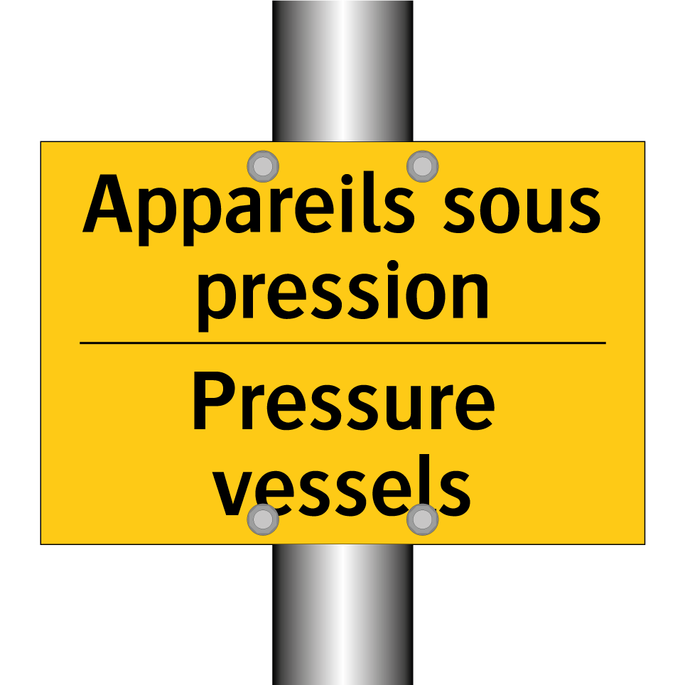 Appareils sous pression - Pressure vessels