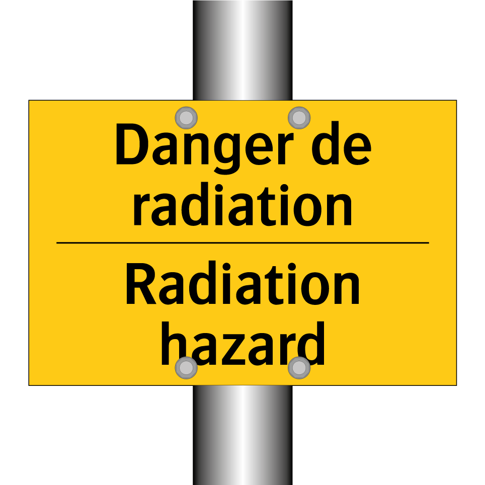 Danger de radiation - Radiation hazard