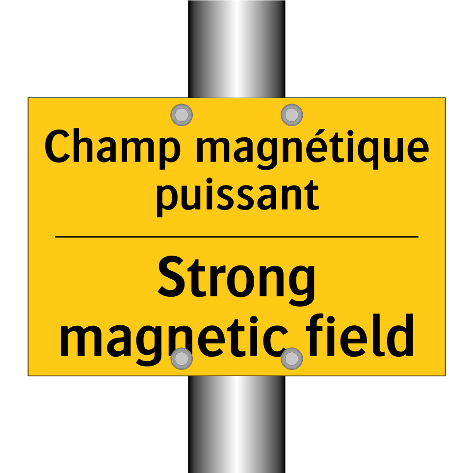 Champ magnétique puissant - Strong magnetic field