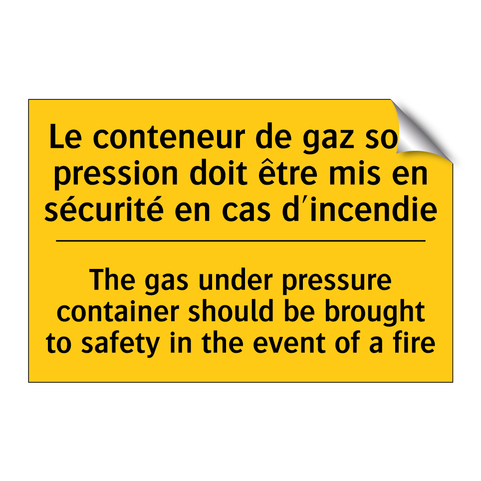 Le conteneur de gaz sous pression  /.../ - The gas under pressure container  /.../