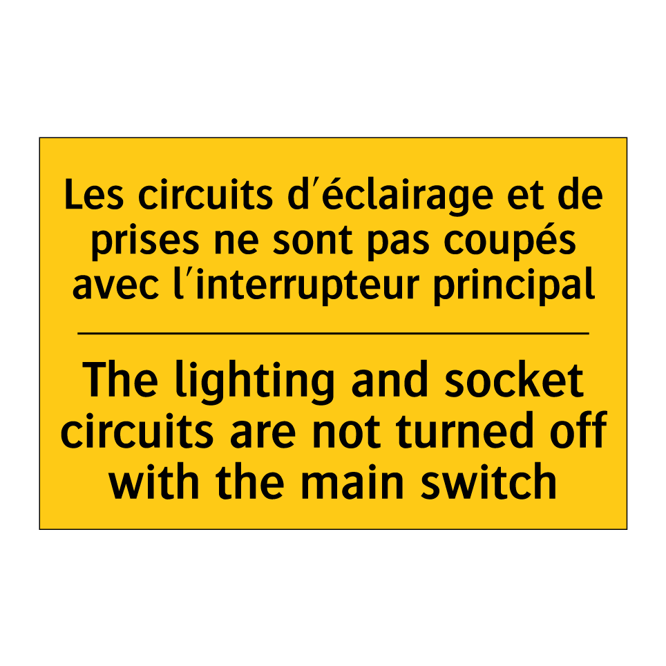 Les circuits d'éclairage et de  /.../ - The lighting and socket circuits  /.../