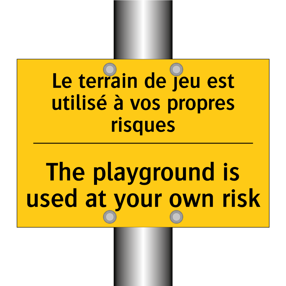 Le terrain de jeu est utilisé  /.../ - The playground is used at your  /.../
