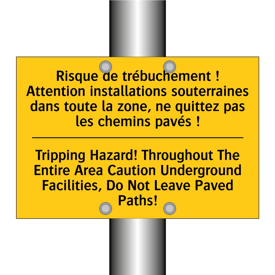 Risque de trébuchement ! Attention  /.../ - Tripping Hazard! Throughout The  /.../