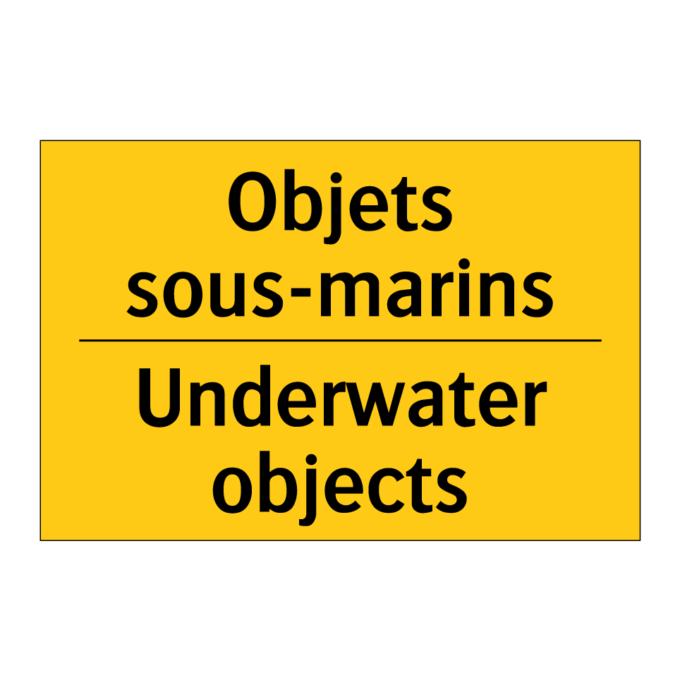 Objets sous-marins - Underwater objects