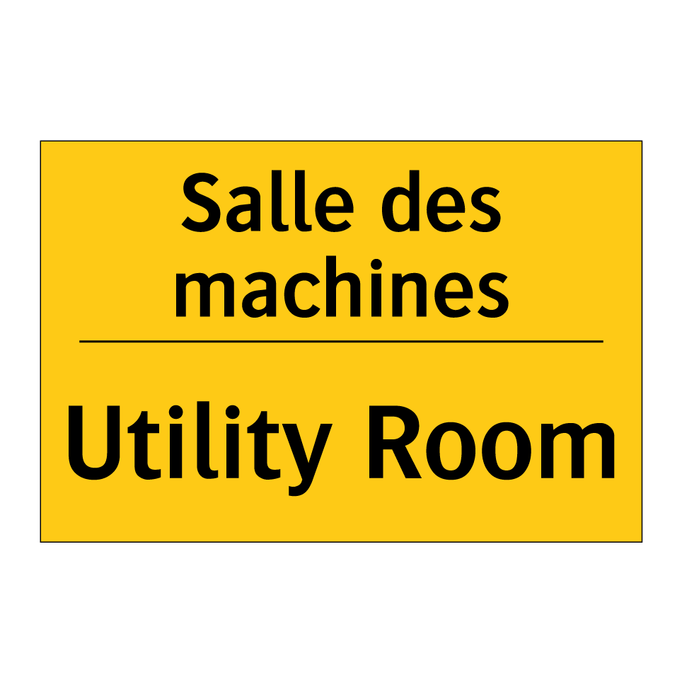 Salle des machines - Utility Room