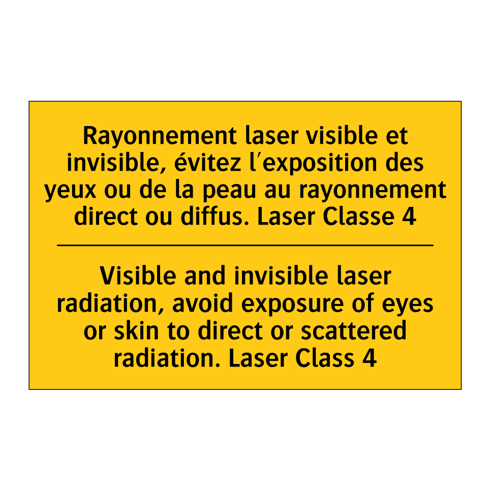 Rayonnement laser visible et invisible,  /.../ - Visible and invisible laser radiation,  /.../