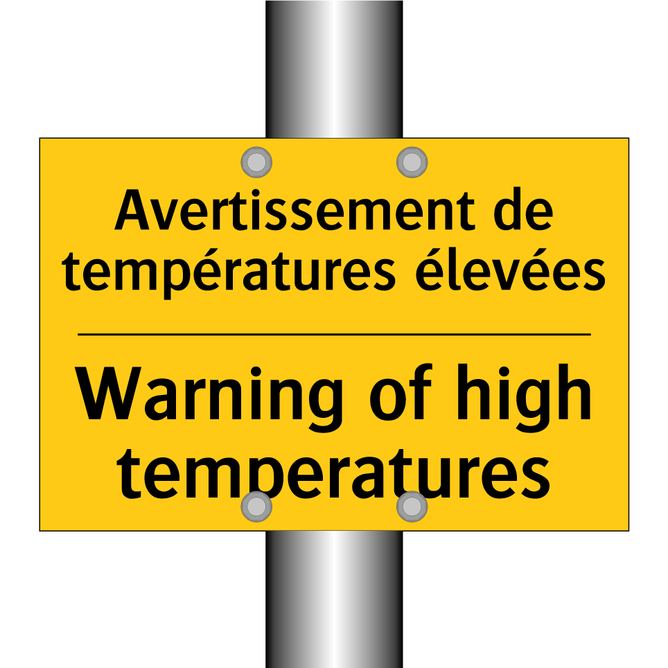 Avertissement de températures  /.../ - Warning of high temperatures