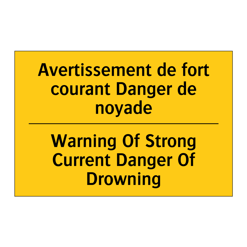Avertissement de fort courant  /.../ - Warning Of Strong Current Danger  /.../