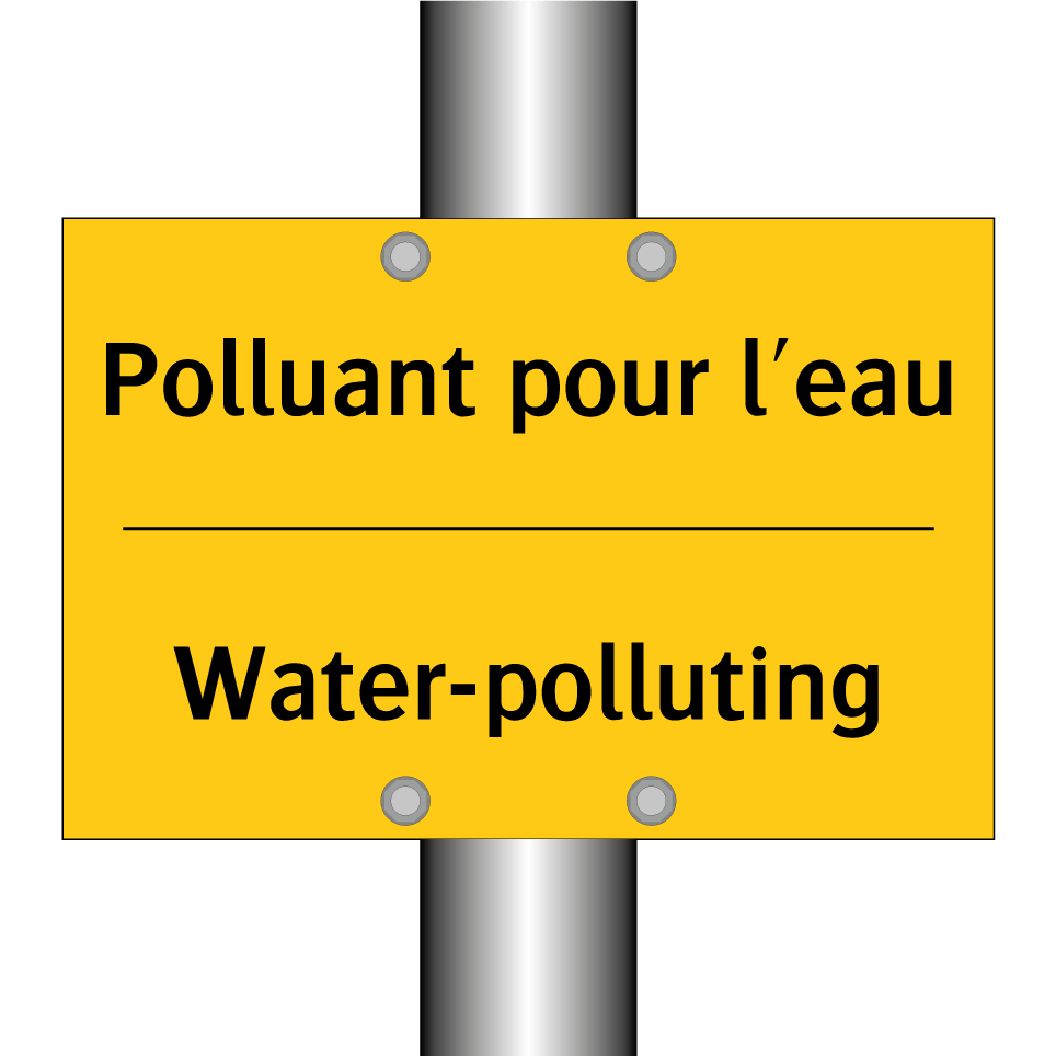 Polluant pour l'eau - Water-polluting