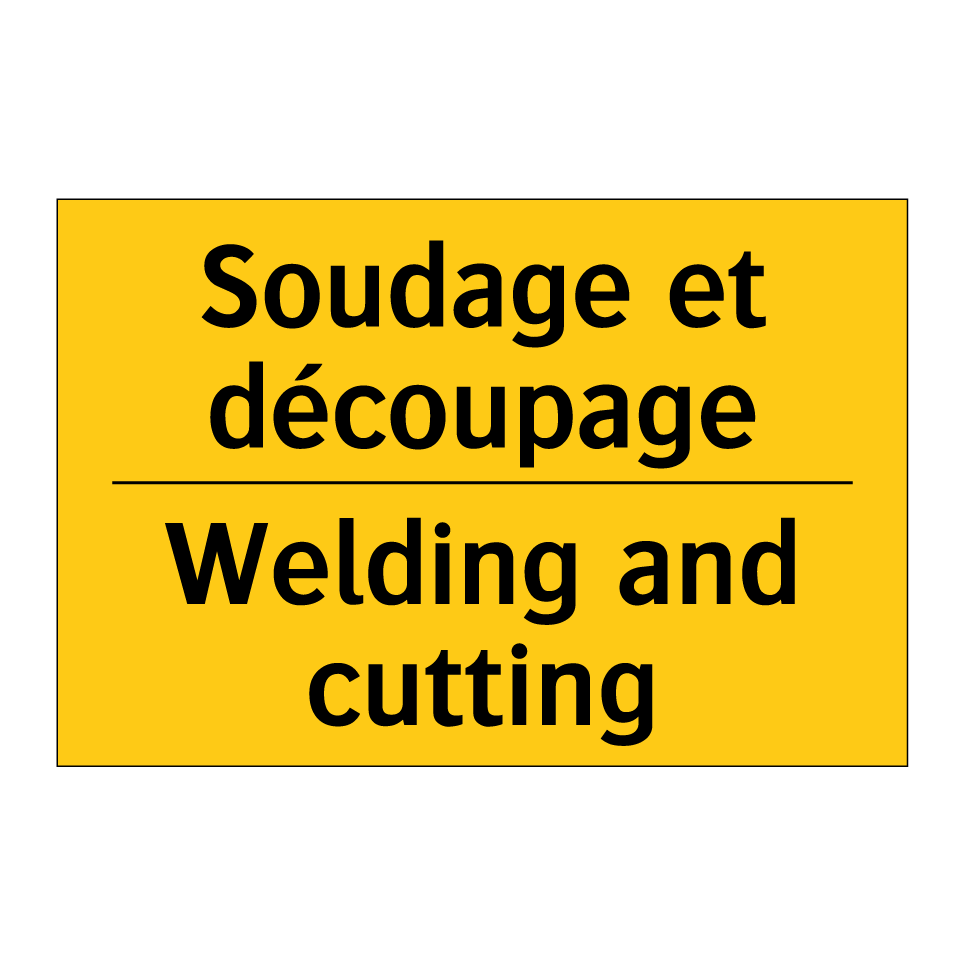 Soudage et découpage - Welding and cutting