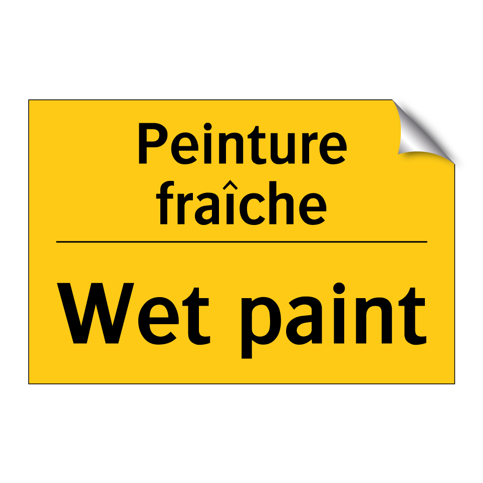 Peinture fraîche - Wet paint