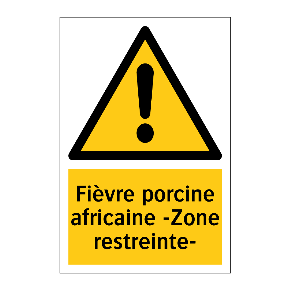 Fièvre porcine africaine -Zone restreinte-